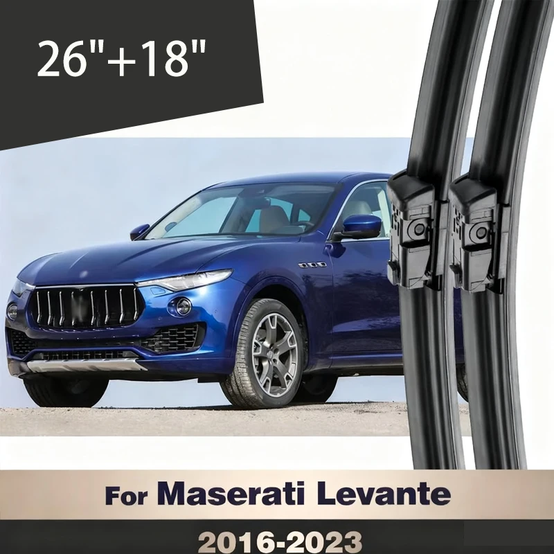 Wiper For Maserati Levante 2016-2023 2017 2018 2019 2020 2021 2022 RHD LHD Front Wiper Blade Windshield Windscreen Window 26"18"
Wiper For Maserati Levante 2016-2023 2017 2018 2019 2020 2021 2022 RHD LHD Front Wiper Blade Windshield Windscreen Window 26"18"