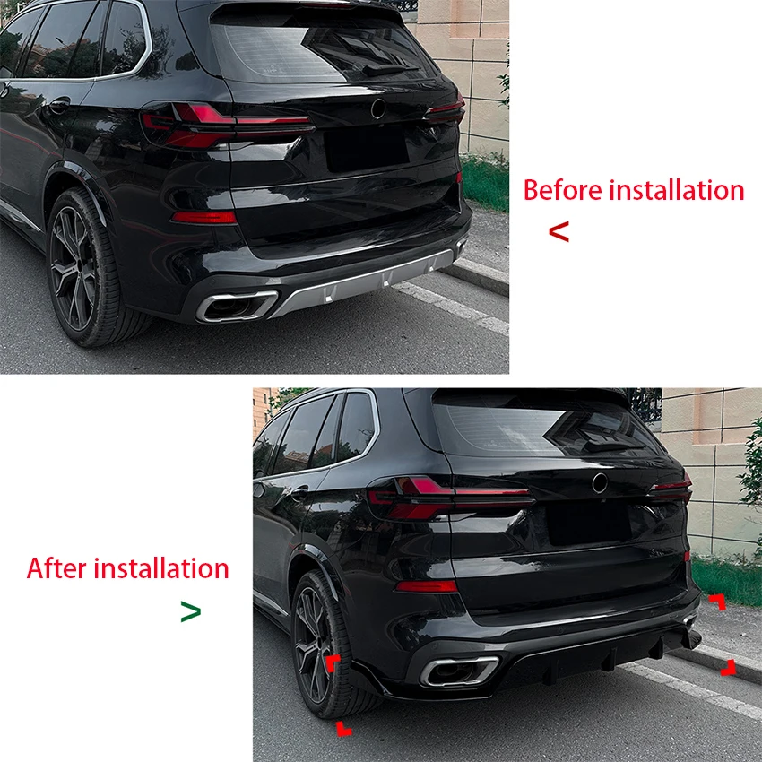 For BMW X5 G05 M Sport 2019 20 21 22 23 24 25 2026 Rear Bumper Diffuser Splitter Chin Spoiler Bodykit Car Tuning Accessories
For BMW X5 G05 M Sport 2019 20 21 22 23 24 25 2026 Rear Bumper Diffuser Splitter Chin Spoiler Bodykit Car Tuning Accessories