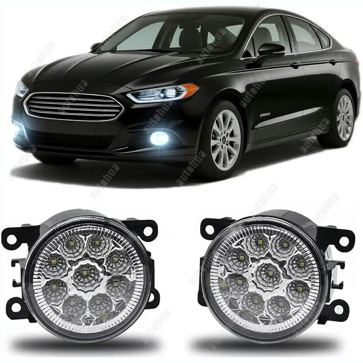 Fog Light Bulb 3.5 Inch For Ford Fusion 2013-2016 Clear Lens Pair Bumper Fog Lights Replacement Lamps,6000k,Pack of 2
Fog Light Bulb 3.5 Inch For Ford Fusion 2013-2016 Clear Lens Pair Bumper Fog Lights Replacement Lamps,6000k,Pack of 2