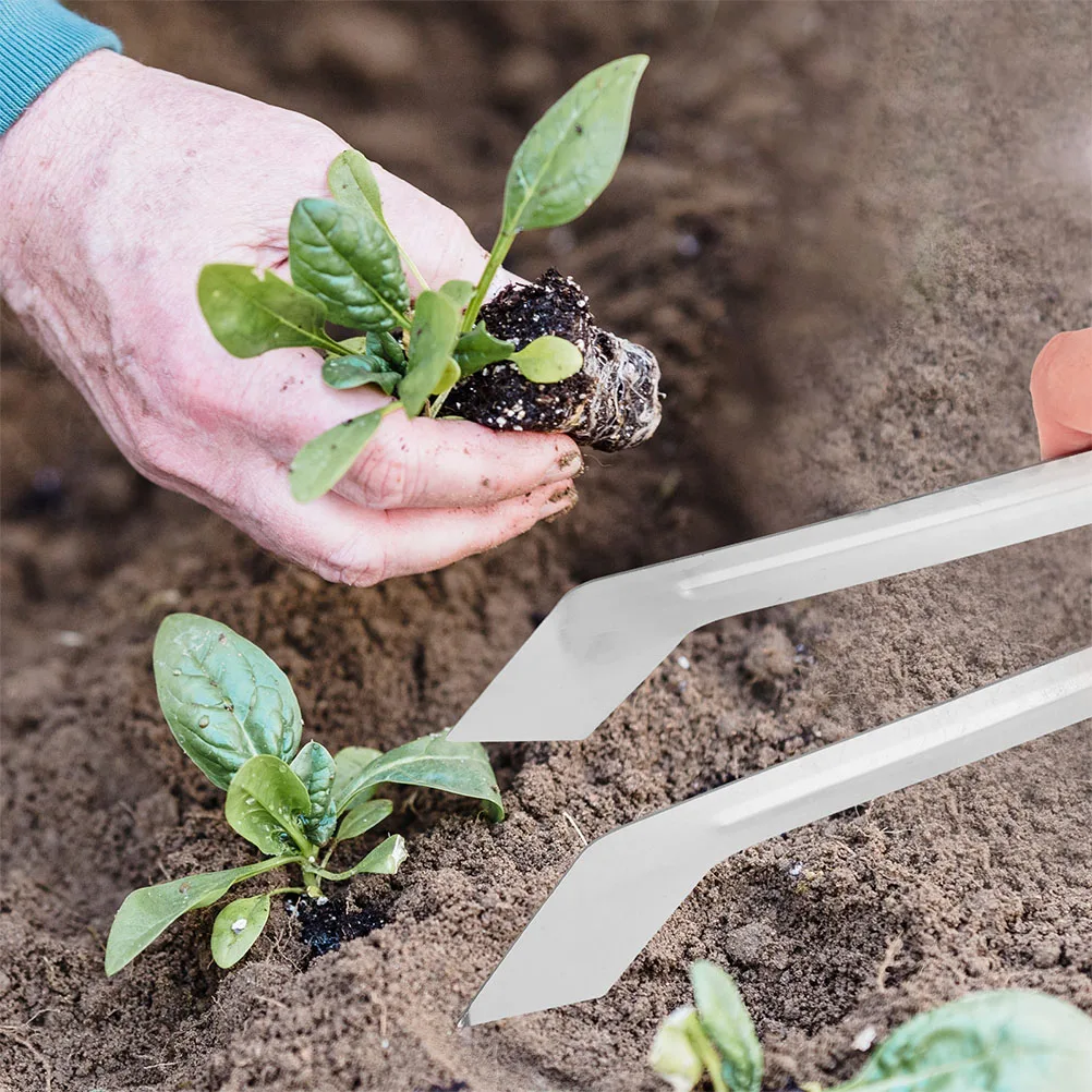 2pcs Transplanting Tool Set Stainless Steel Small Tongs For Plants Garden Planting Tool Handheld Metal Plier Portable Gardening
2pcs Transplanting Tool Set Stainless Steel Small Tongs For Plants Garden Planting Tool Handheld Metal Plier Portable Gardening
