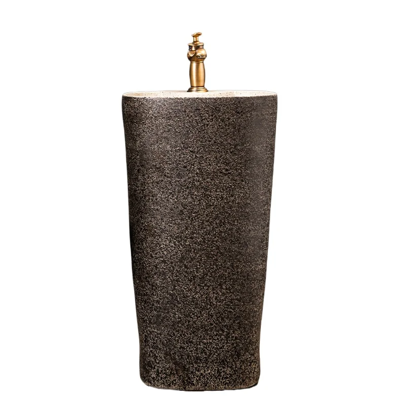 Ceramic column wash basin Household integrated pool Floor-to-ceiling washbasin Balcony washbasin
Ceramic column wash basin Household integrated pool Floor-to-ceiling washbasin Balcony washbasin