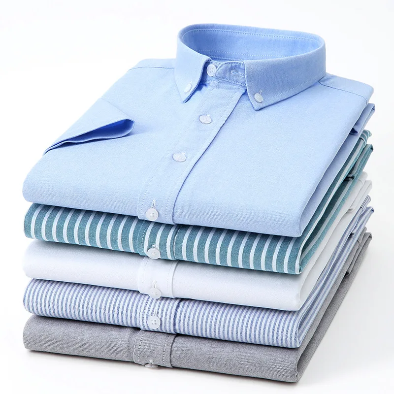 New Summer Men's Pure Cotton Short Sleeve Oxford Shirt Casual Loose Fit Fashionable Color Breathable Travel Wear
New Summer Men's Pure Cotton Short Sleeve Oxford Shirt Casual Loose Fit Fashionable Color Breathable Travel Wear