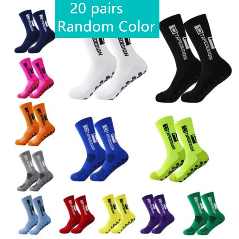Anti-Slip Football Socks Men Women Sports Socks Breathable Silicone Bottom Soccer Sport Running Cycling Grip Socks 1/20/21pairs
Anti-Slip Football Socks Men Women Sports Socks Breathable Silicone Bottom Soccer Sport Running Cycling Grip Socks 1/20/21pairs