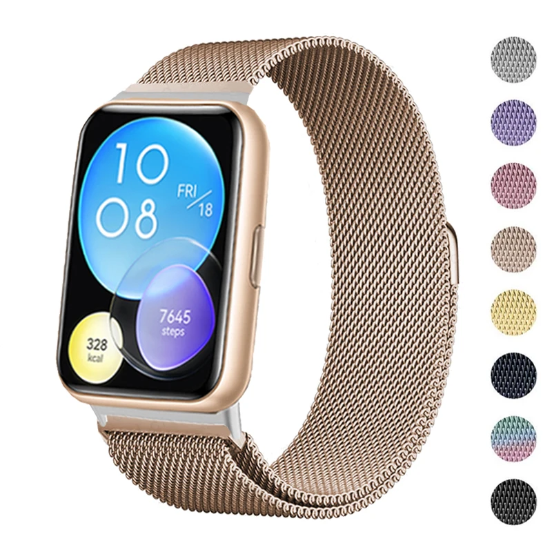 Ремешок Магнитный из нержавеющей стали для Huawei Watch FIT 2, браслет с металлической петлей для Huawei Watch fit2
Ремешок Магнитный из нержавеющей стали для Huawei Watch FIT 2, браслет с металлической петлей для Huawei Watch fit2