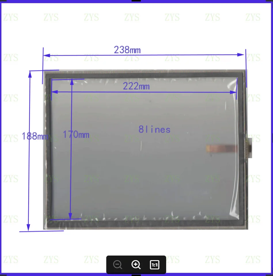 ZhiYuSun A3564BBL New10.4 Inch 8lines 238*188MM Touch Screen this is compatible Industrial use
ZhiYuSun A3564BBL New10.4 Inch 8lines 238*188MM Touch Screen this is compatible Industrial use