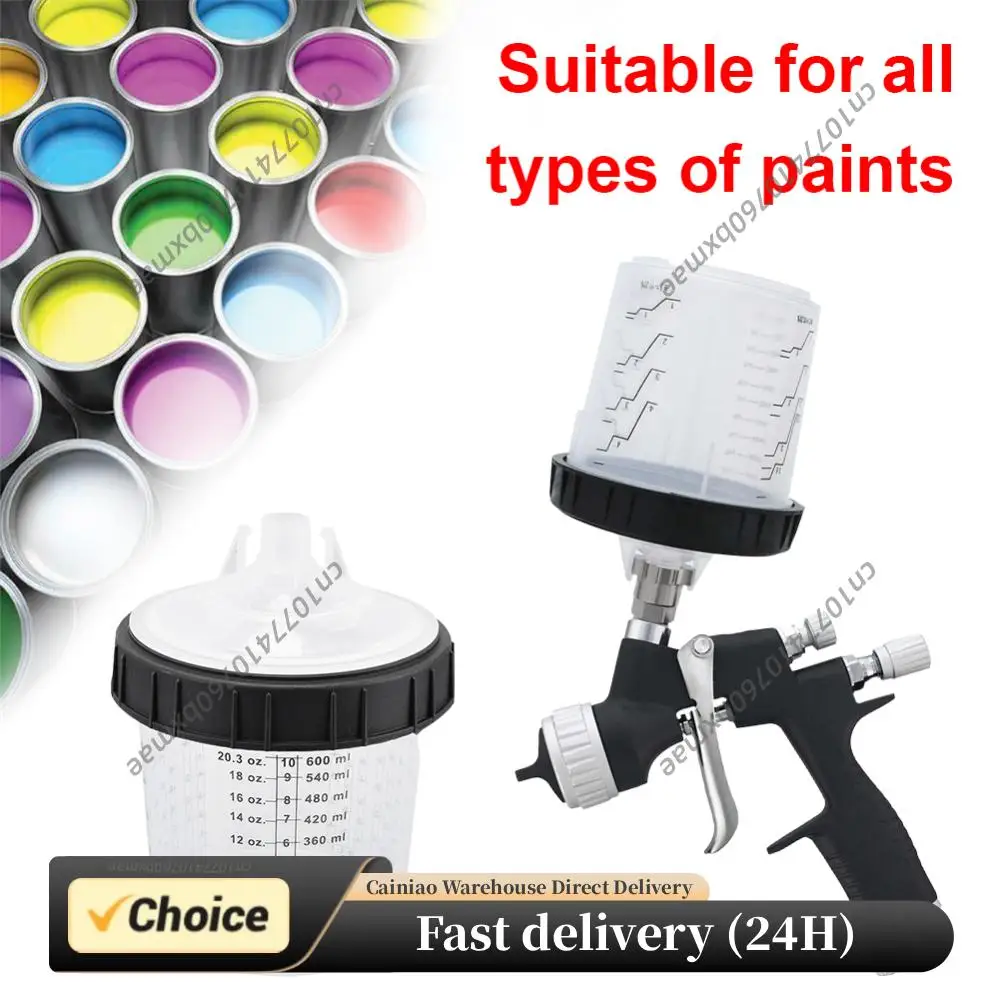 Paint Mixing Cup System 20 Ounce 600ml Kit Disposable Paint Spray Gun Cup Liners and Lid System 50 Cups and Lids System
Paint Mixing Cup System 20 Ounce 600ml Kit Disposable Paint Spray Gun Cup Liners and Lid System 50 Cups and Lids System