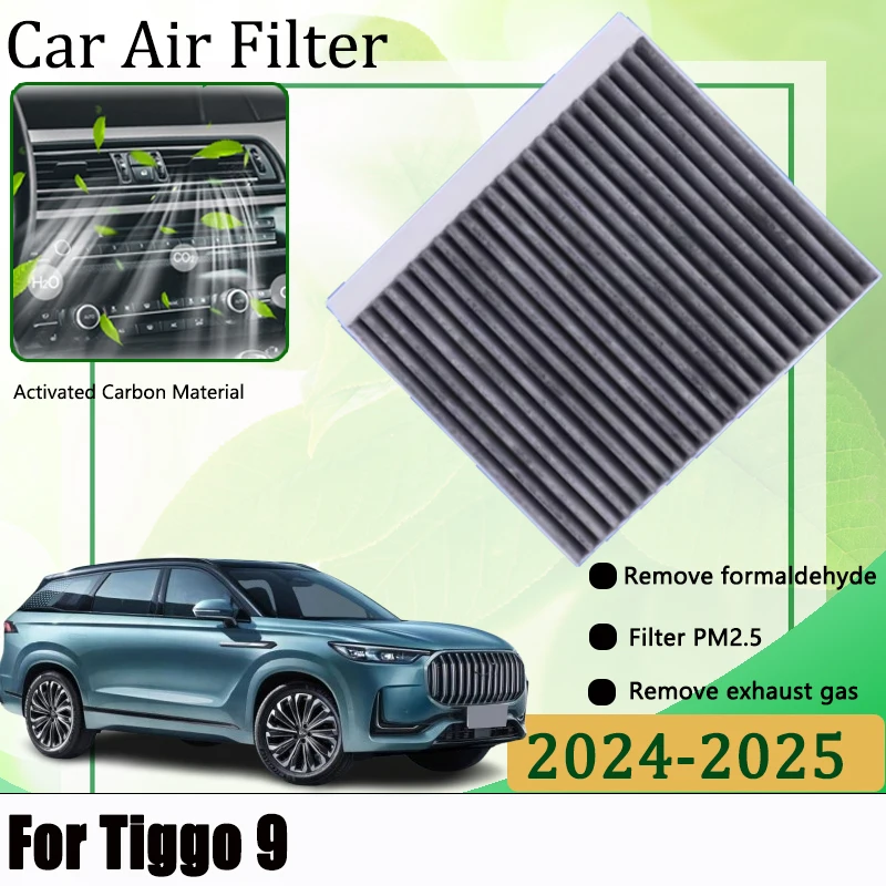 Car Air Conditioning Filter For Chery Tiggo 9 8 L 2024 2025 Automobiles Filters Front Grille Activated Carbon Air Accessories
Car Air Conditioning Filter For Chery Tiggo 9 8 L 2024 2025 Automobiles Filters Front Grille Activated Carbon Air Accessories