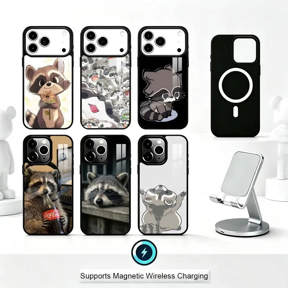 Cute Raccoon Phone Case For iPhone17,16,15,14,13,12,11 Plus,Pro Compatible with magnetic wireless charging
Cute Raccoon Phone Case For iPhone17,16,15,14,13,12,11 Plus,Pro Compatible with magnetic wireless charging