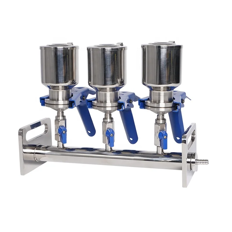 Chemistry Lab Standard Triple Filter Manifolds Vacuum Filtration System Stainless Steel Glass PC Material for Air Purification
Chemistry Lab Standard Triple Filter Manifolds Vacuum Filtration System Stainless Steel Glass PC Material for Air Purification