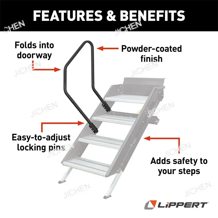 RV RV Step Board Handrails, Ladder Handrails RV Step Assist Handrails