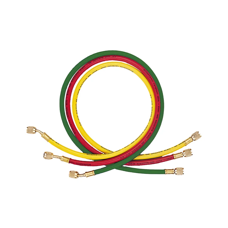 1.8m Manual HVAC Charging Hose Set for Air Conditioner R22 R134 Refrigerants 1.8 Meters Length with Three Hoses Each Set
1.8m Manual HVAC Charging Hose Set for Air Conditioner R22 R134 Refrigerants 1.8 Meters Length with Three Hoses Each Set