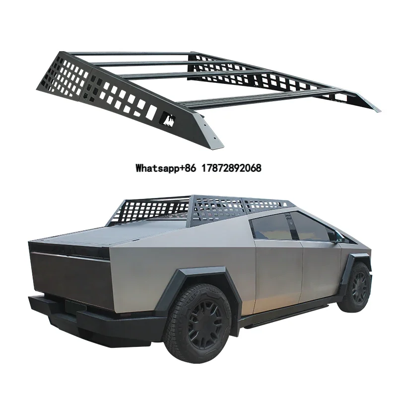 Heavy-Duty Steel Cargo Rack for Cybertruck Off-Road Compatible Car Roof Racks Accessory Cybertruck Accessory Accessories
Heavy-Duty Steel Cargo Rack for Cybertruck Off-Road Compatible Car Roof Racks Accessory Cybertruck Accessory Accessories