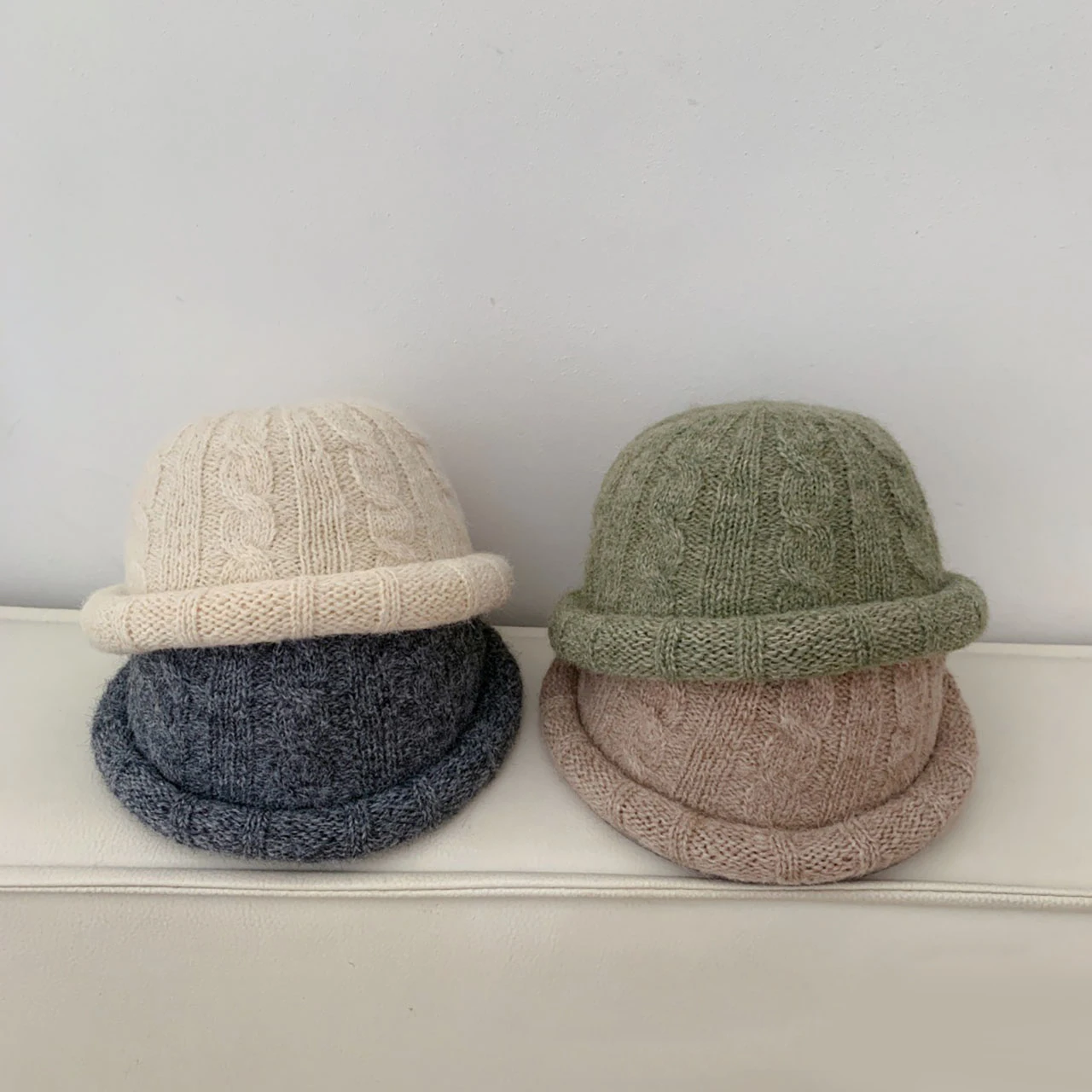 Rolled Edge Dome Melon Cap For Kids Knitted Hat Winter Warm Children Pullover Cap 1-4Year Baby Solid Color Woolen Crochet Bonnet
Rolled Edge Dome Melon Cap For Kids Knitted Hat Winter Warm Children Pullover Cap 1-4Year Baby Solid Color Woolen Crochet Bonnet