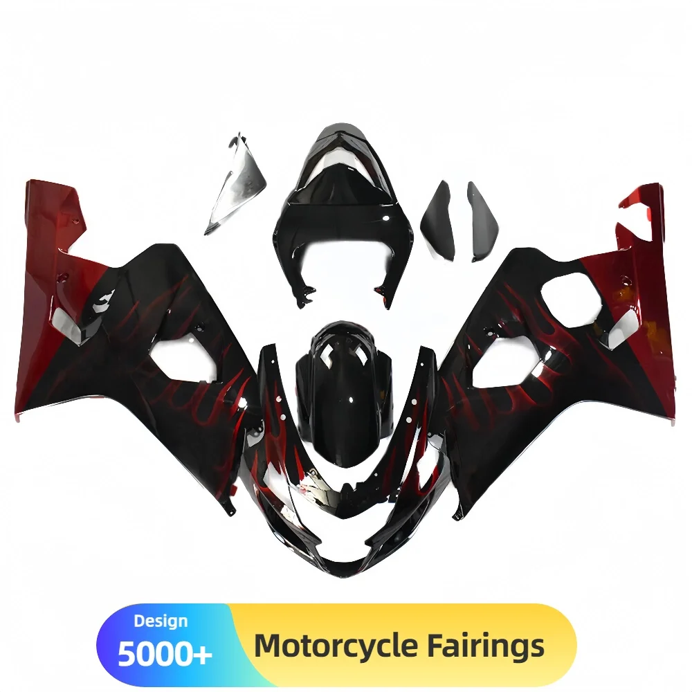 For SUZUKI GSXR600 K4 Replacement Fairing Set 2004-2005 - Lightweight ABS Plastic Injection Molded, Aftermarket Upgrade
For SUZUKI GSXR600 K4 Replacement Fairing Set 2004-2005 - Lightweight ABS Plastic Injection Molded, Aftermarket Upgrade
