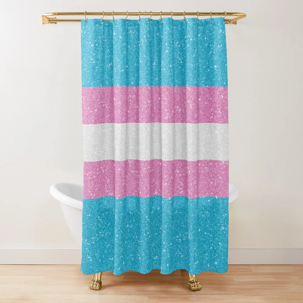 Faux Glitter Transgender Pride Flag Background Shower Curtain For Bathroom Shower Shower Set For Bathroom Curtain
Faux Glitter Transgender Pride Flag Background Shower Curtain For Bathroom Shower Shower Set For Bathroom Curtain
