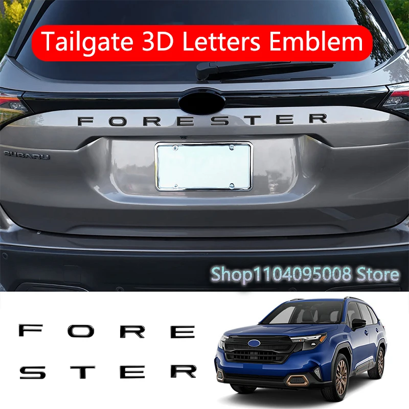 3D Emblem Sticker For Subaru Forester 2024 2025 3D Raised Tailgate Insert Letters Emblem Decoration Badge Decal Car Accessories
3D Emblem Sticker For Subaru Forester 2024 2025 3D Raised Tailgate Insert Letters Emblem Decoration Badge Decal Car Accessories