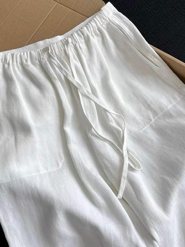 High Waist Straight Leg Linen Pants plus Size Slimming Wide Leg Trendy Autumn Thin Men's Loose Fit Trousers for Teens
High Waist Straight Leg Linen Pants plus Size Slimming Wide Leg Trendy Autumn Thin Men's Loose Fit Trousers for Teens