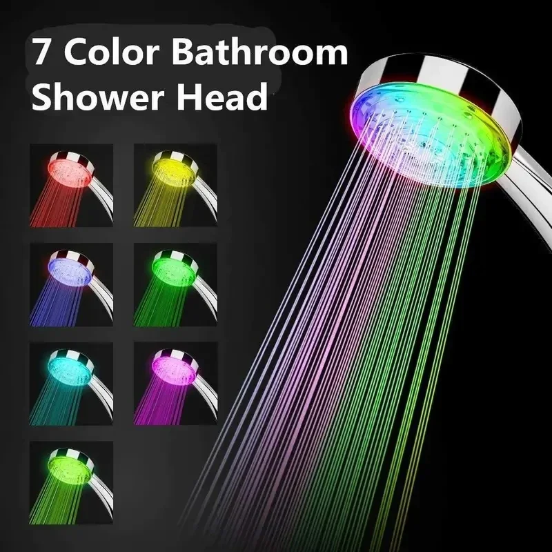7 Colors Changing LED Shower Head Rainfall Shower Sprayer Water Saving Showerhead Bathroom Accessories Replacement Shower Head
7 Colors Changing LED Shower Head Rainfall Shower Sprayer Water Saving Showerhead Bathroom Accessories Replacement Shower Head