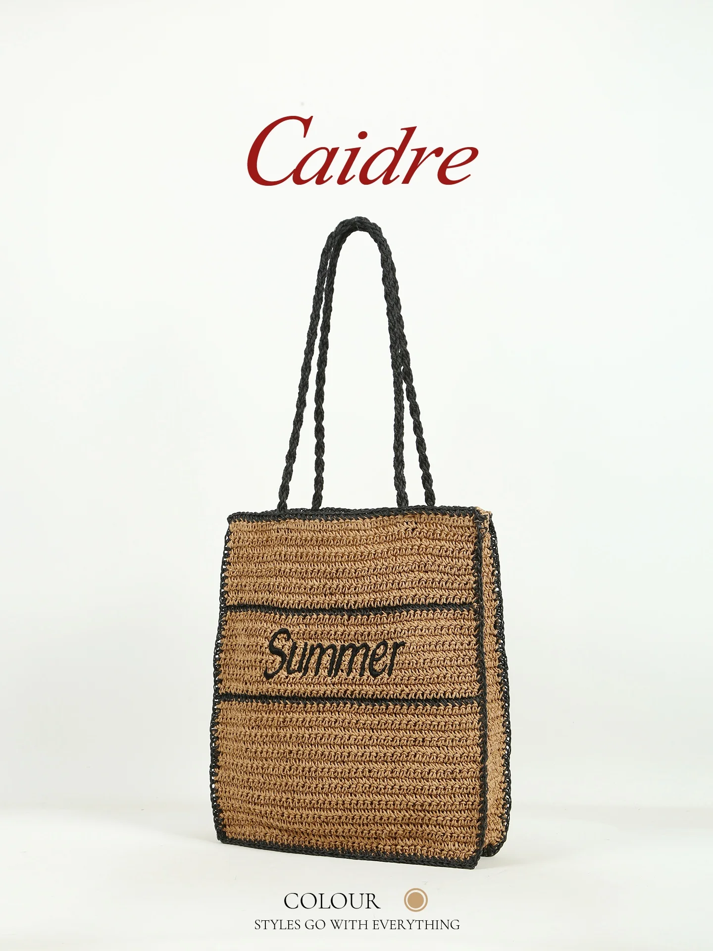 Caidre Commuter Woven Bag Women's New 2026 Loose Sensation Straw Tote Handbag Beach Side Single Shoulder Underarm Bag
Caidre Commuter Woven Bag Women's New 2026 Loose Sensation Straw Tote Handbag Beach Side Single Shoulder Underarm Bag