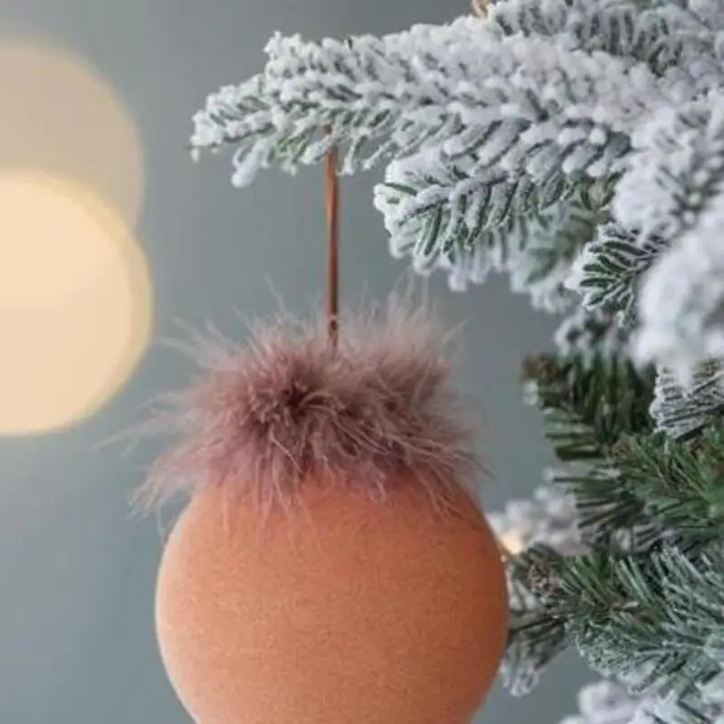 Розовый пушистый бархатный рождественский шар, украшение в стиле бохо, уютный праздничный декор, улучшает коллекцию праздничных декора
Розовый пушистый бархатный рождественский шар, украшение в стиле бохо, уютный праздничный декор, улучшает коллекцию праздничных декора