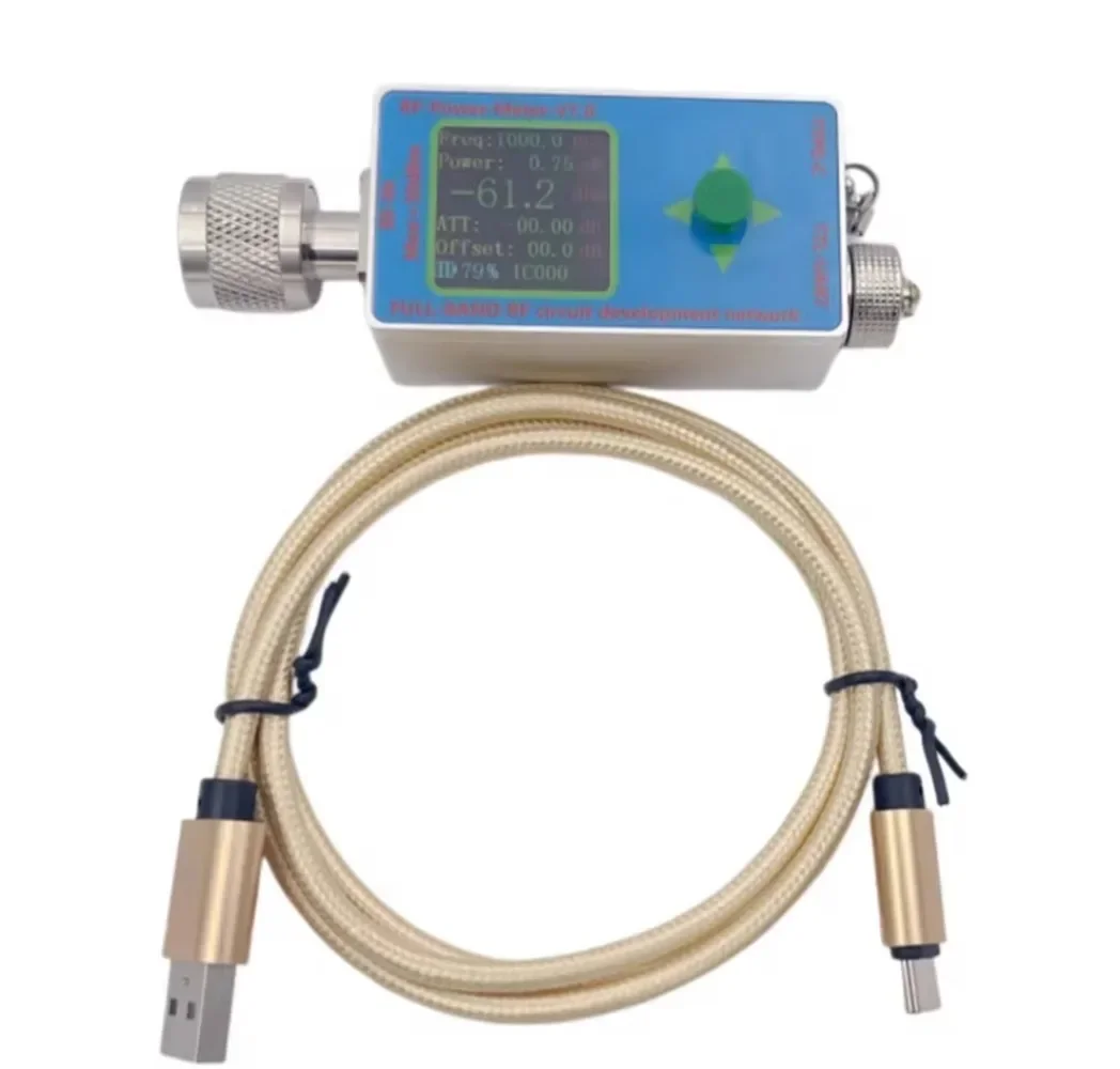 RF Power Meter V7 N-Type Type-C USB High Performance Full-band RF Circuit Development Network Serial Communication
RF Power Meter V7 N-Type Type-C USB High Performance Full-band RF Circuit Development Network Serial Communication