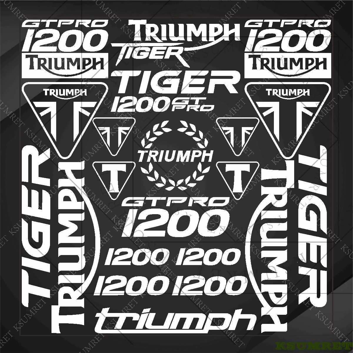 Triumph Tiger 1200 GT Pro Stickers Motorcycle Stickers Tank Accessories Reflective Decal Helmet Emblem Exhaust Logo Waterproof
Triumph Tiger 1200 GT Pro Stickers Motorcycle Stickers Tank Accessories Reflective Decal Helmet Emblem Exhaust Logo Waterproof