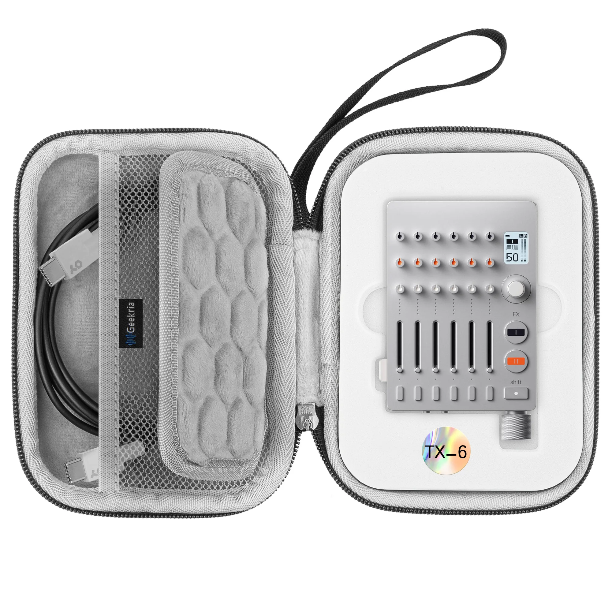 Geekria Audio Interface Carrying Case, Compatible with Teenage Engineering TX-6, EVA Hard Shell Portable Travel Bag (Dark Gray)
Geekria Audio Interface Carrying Case, Compatible with Teenage Engineering TX-6, EVA Hard Shell Portable Travel Bag (Dark Gray)