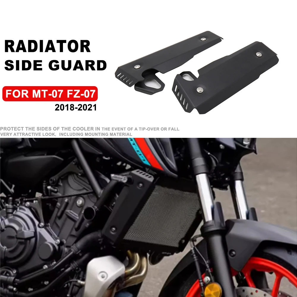 New High-Quality Radiator Guard Protector For Yamaha MT07 MT-07 FZ07 FZ-07 2018-2021 - Side Covers Grille Protection
New High-Quality Radiator Guard Protector For Yamaha MT07 MT-07 FZ07 FZ-07 2018-2021 - Side Covers Grille Protection