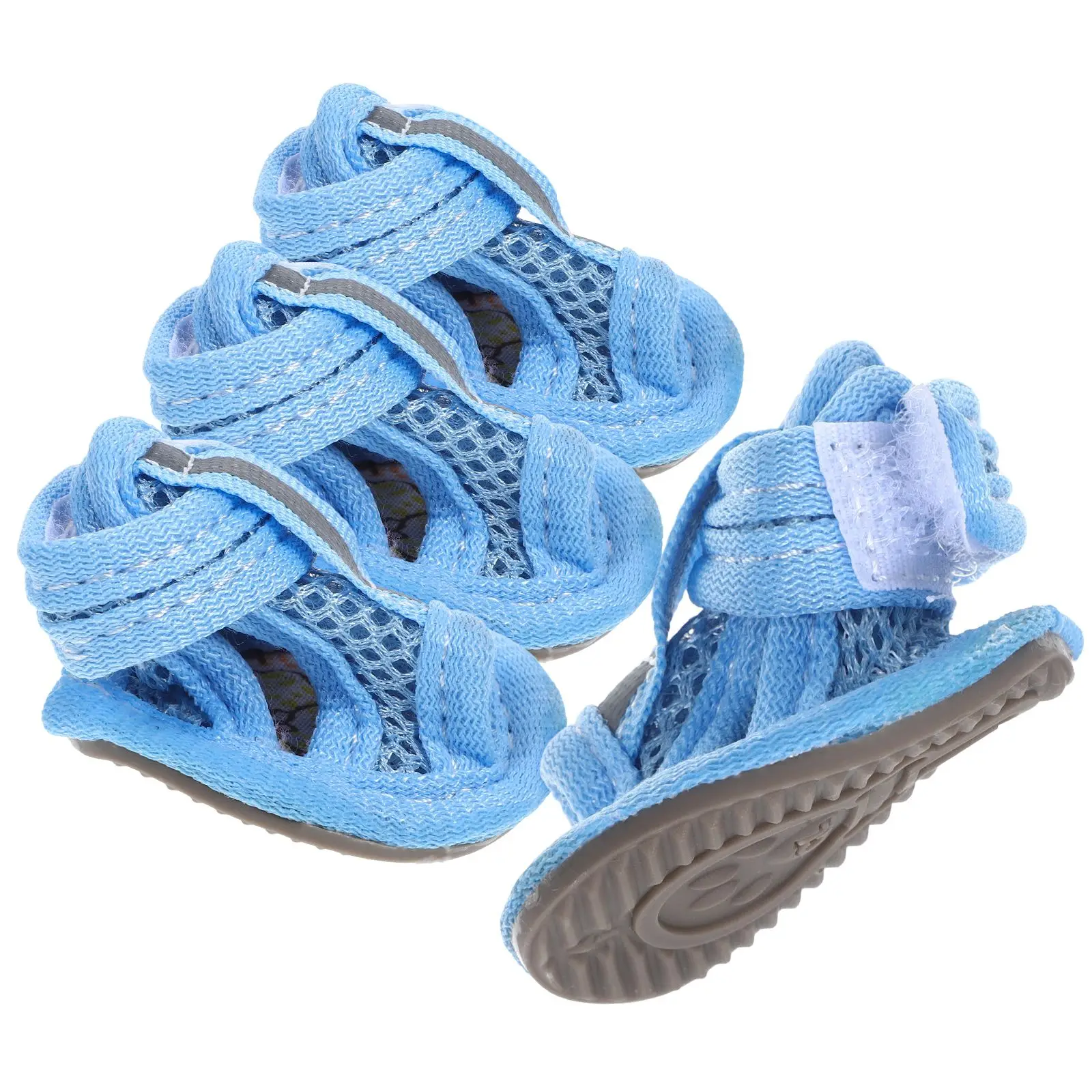 4 Pcs Dog Shoes for Small Dogs Booties Blue Sandals Paws Sneakers Pet Supplies Gloves
4 Pcs Dog Shoes for Small Dogs Booties Blue Sandals Paws Sneakers Pet Supplies Gloves