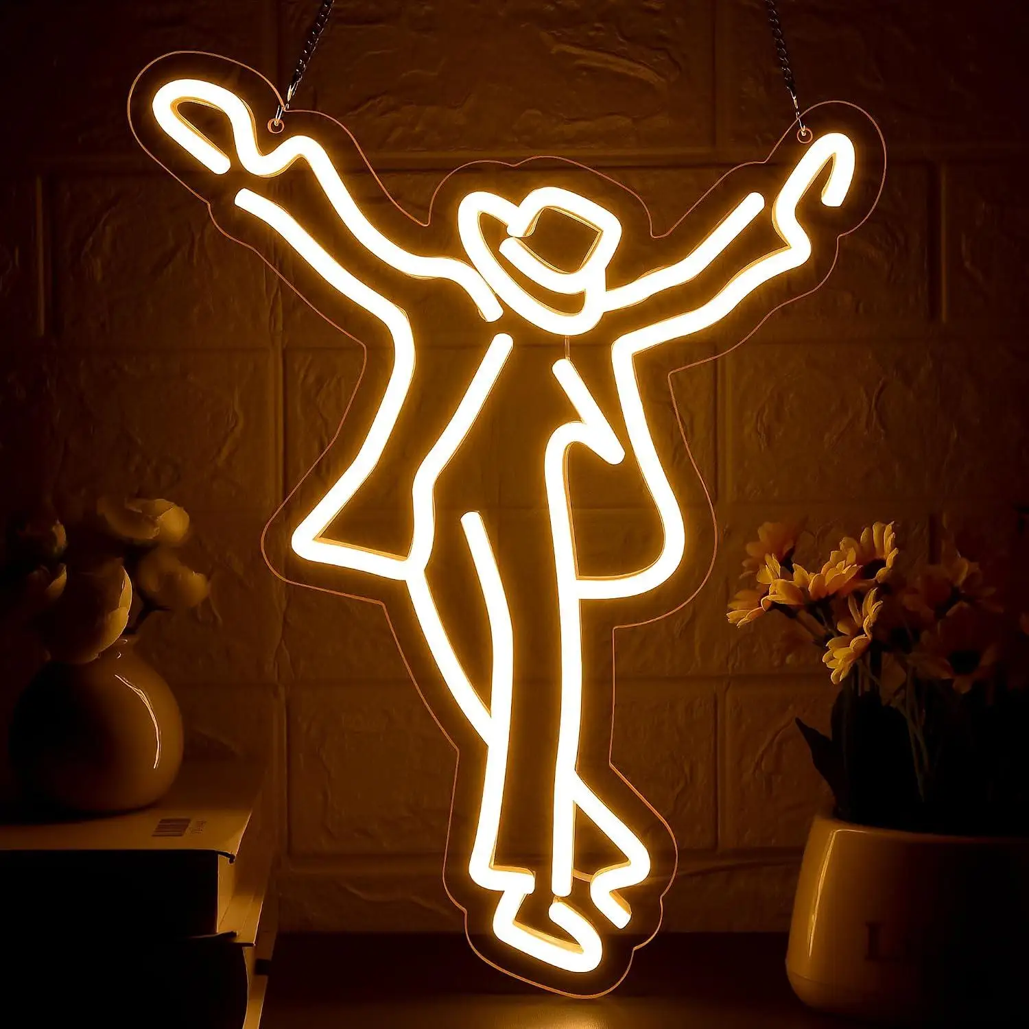 Dance Pose Neon Sign USB Dimmable LED Lights For Dance Studio Bar Club Bedroom Wall Decor Gift For Music Fans Night Light
Dance Pose Neon Sign USB Dimmable LED Lights For Dance Studio Bar Club Bedroom Wall Decor Gift For Music Fans Night Light