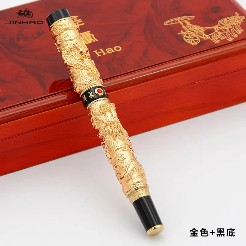 JINHAO Twin Dragons Playing with Pearl Retro Fountain Pen EF/F/M Classical Collectible Writing Stationery School Office Supplies
JINHAO Twin Dragons Playing with Pearl Retro Fountain Pen EF/F/M Classical Collectible Writing Stationery School Office Supplies