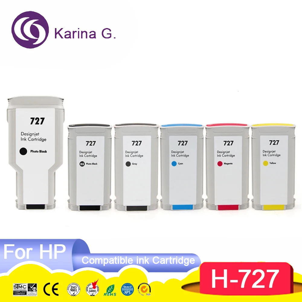 727 Premium Compatible Color Tintas Inkjet Reman Ink Cartridge for HP HP727 Designjet T920 Printer
727 Premium Compatible Color Tintas Inkjet Reman Ink Cartridge for HP HP727 Designjet T920 Printer