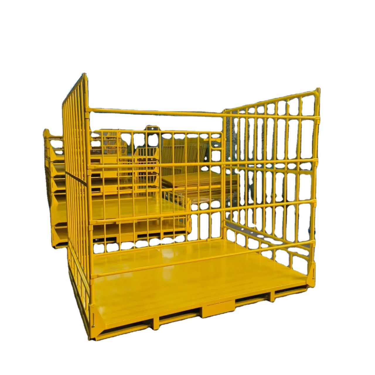 Factory Supply Durable Forklift Safety Wire Container Mesh Storage Cage For Auto Part Recycle Cage
Factory Supply Durable Forklift Safety Wire Container Mesh Storage Cage For Auto Part Recycle Cage