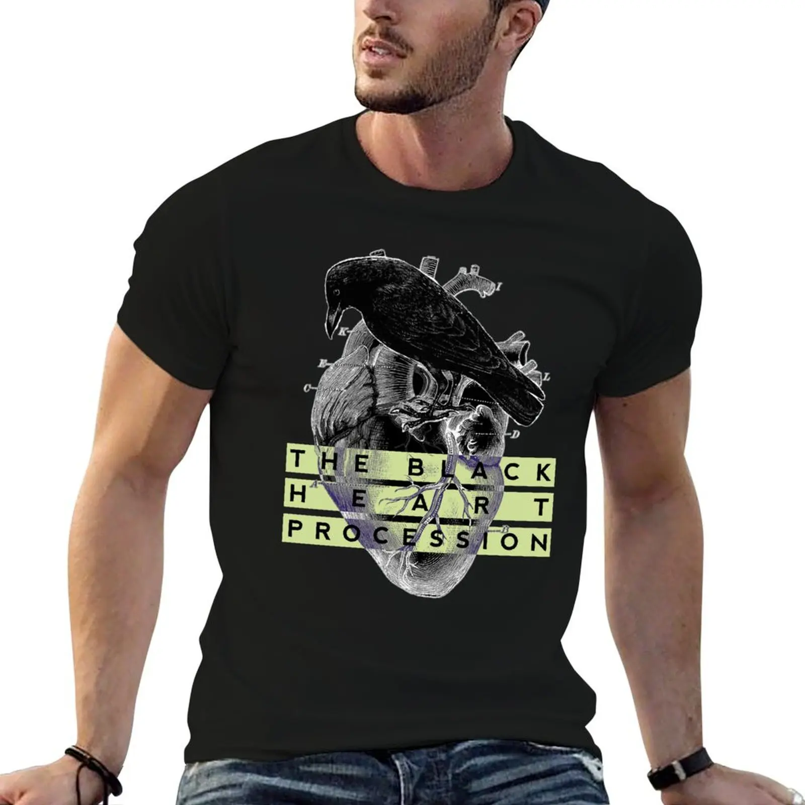 The Black Heart Procession Crow Tribute B T-Shirt man t shirts for men casual man t shirts cotton T-Shirt
The Black Heart Procession Crow Tribute B T-Shirt man t shirts for men casual man t shirts cotton T-Shirt