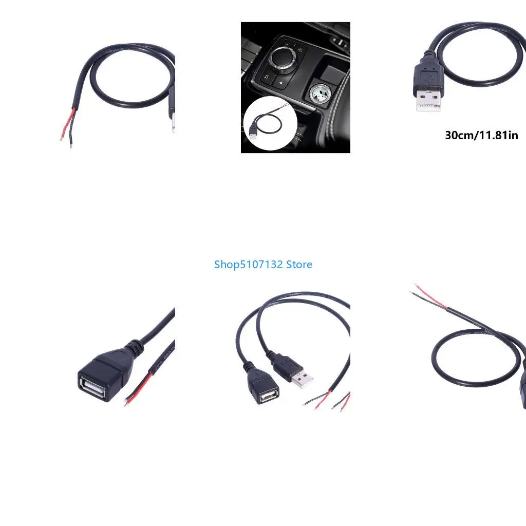 87HD USB Power Supply Cable 2Pin Female/Male Wire Charging Cord Extension Connector Data Cable Replacement for Electronic
87HD USB Power Supply Cable 2Pin Female/Male Wire Charging Cord Extension Connector Data Cable Replacement for Electronic