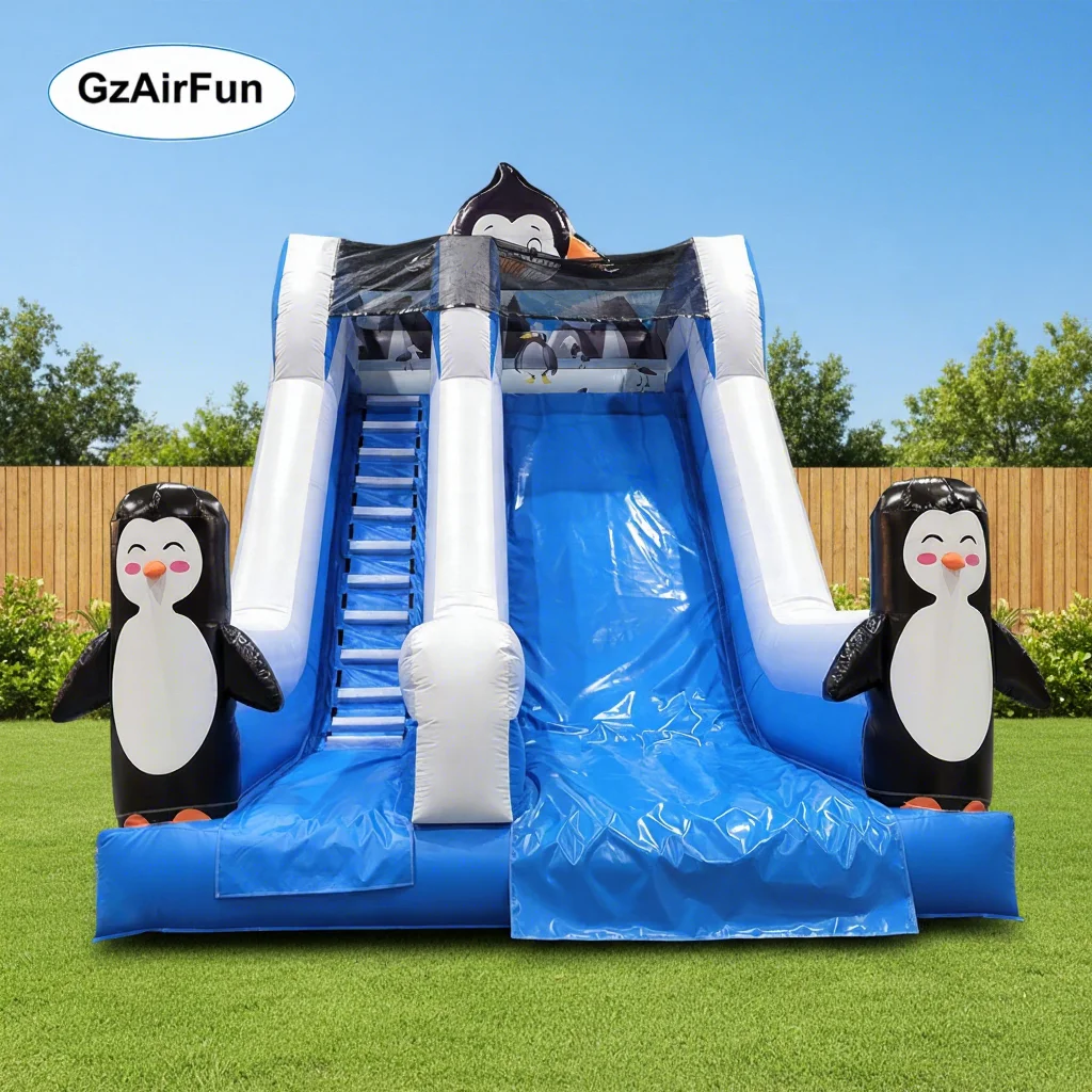 Customized Inflatable penguin Water Slide Commercial-grade Inflatable Playground Equipment Backyard Slide Climbing Wall Pool
Customized Inflatable penguin Water Slide Commercial-grade Inflatable Playground Equipment Backyard Slide Climbing Wall Pool
