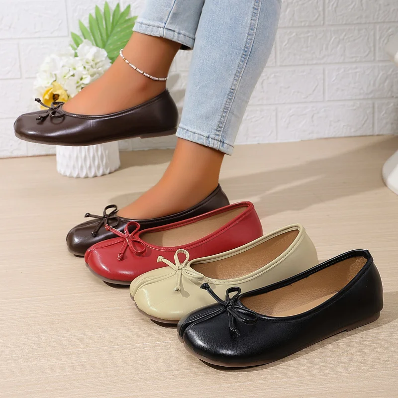 Ballet Flats Women Split Toe Mary Janes French Chic Leather Soft Sole Slip On Shoes Minimalist Comfort Office Loafers Bows
Ballet Flats Women Split Toe Mary Janes French Chic Leather Soft Sole Slip On Shoes Minimalist Comfort Office Loafers Bows