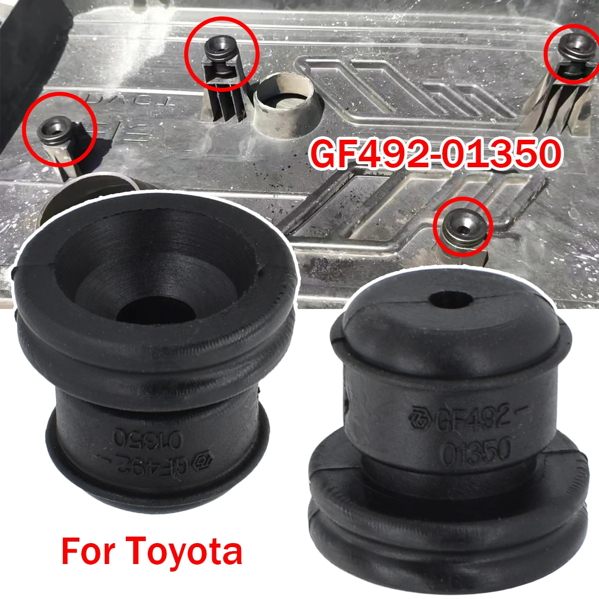 2X For Toyota Corolla Vios Yaris Levin Engine Upper Cover Trim Rubber Grommet Mount Bush Buffer Sleeve Pad Guard Plate Cushion
2X For Toyota Corolla Vios Yaris Levin Engine Upper Cover Trim Rubber Grommet Mount Bush Buffer Sleeve Pad Guard Plate Cushion