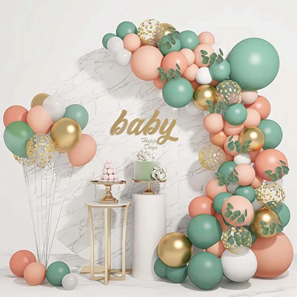 Sage Green Maca Orange Balloon Metallic Gold Faux Eucalyptus Leaf Balloon Set Jungle Party Birthday Decoration
Sage Green Maca Orange Balloon Metallic Gold Faux Eucalyptus Leaf Balloon Set Jungle Party Birthday Decoration