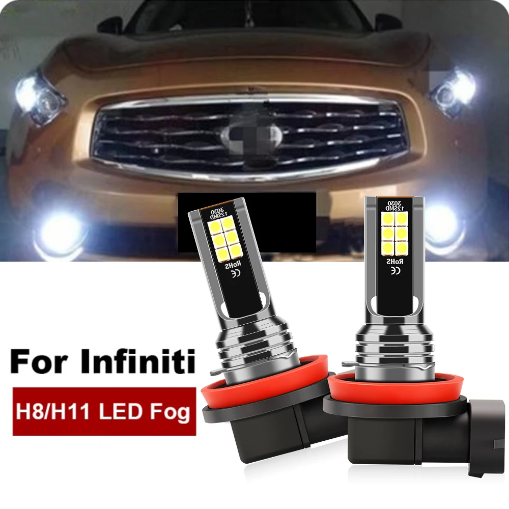 2x For Infiniti FX35 FX37 FX50 M35 M37 M56 QX50 QX56 QX60 QX70 Q40 Q60 EX35 G25 G37 JX35 LED Fog Light Bulb H11 H8 H16JP Lamp
2x For Infiniti FX35 FX37 FX50 M35 M37 M56 QX50 QX56 QX60 QX70 Q40 Q60 EX35 G25 G37 JX35 LED Fog Light Bulb H11 H8 H16JP Lamp