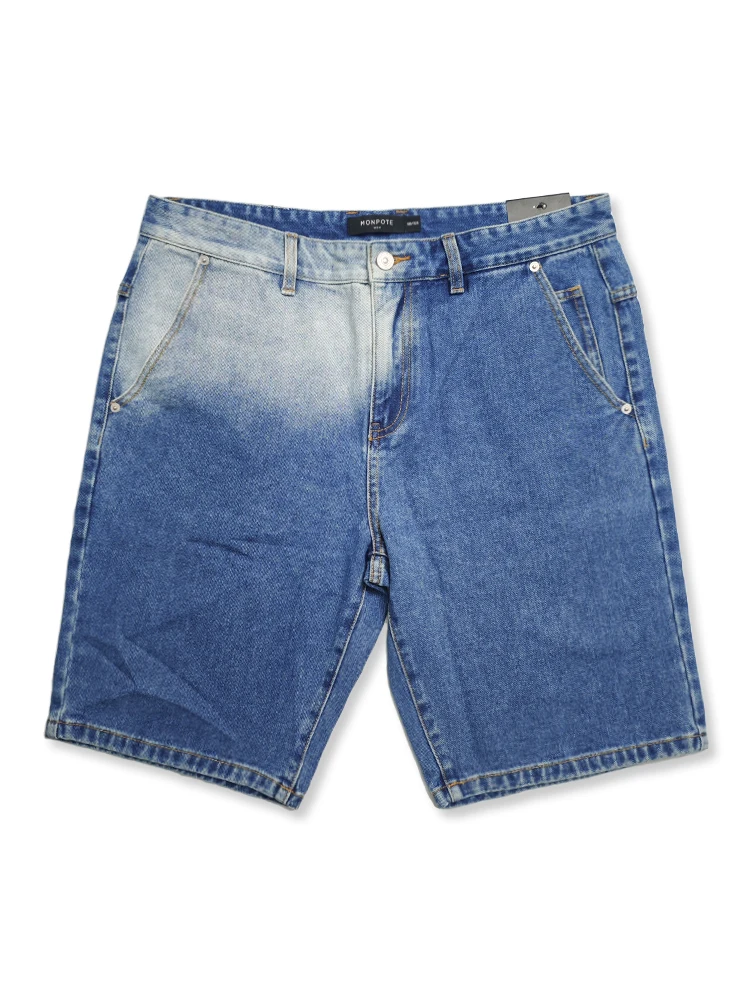 Waed Pure Cotton Men's Mid-Waist orts Casual Summer Jeans ort Length Straight Leg Loose Fit Trendy Light Blue
Waed Pure Cotton Men's Mid-Waist orts Casual Summer Jeans ort Length Straight Leg Loose Fit Trendy Light Blue