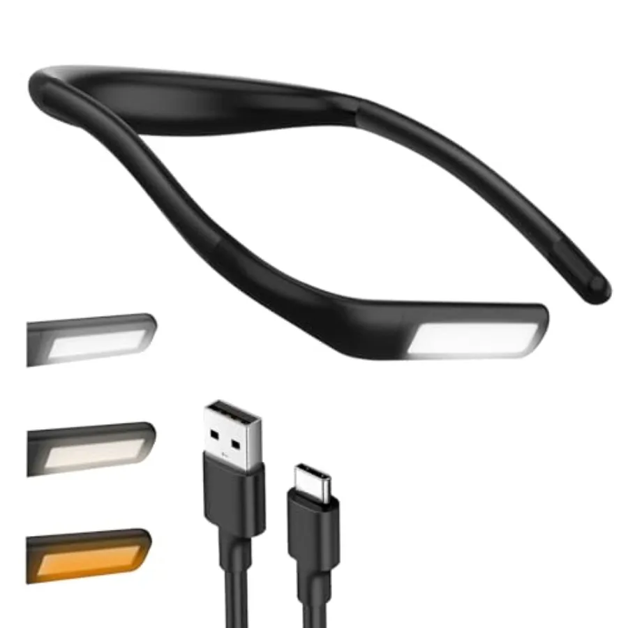 Reading Light, Rechargeable Book Light for Reading in Bed with Memory Function-Mini Portable, Ultralight Clip-on LED Bookmark L
Reading Light, Rechargeable Book Light for Reading in Bed with Memory Function-Mini Portable, Ultralight Clip-on LED Bookmark L
