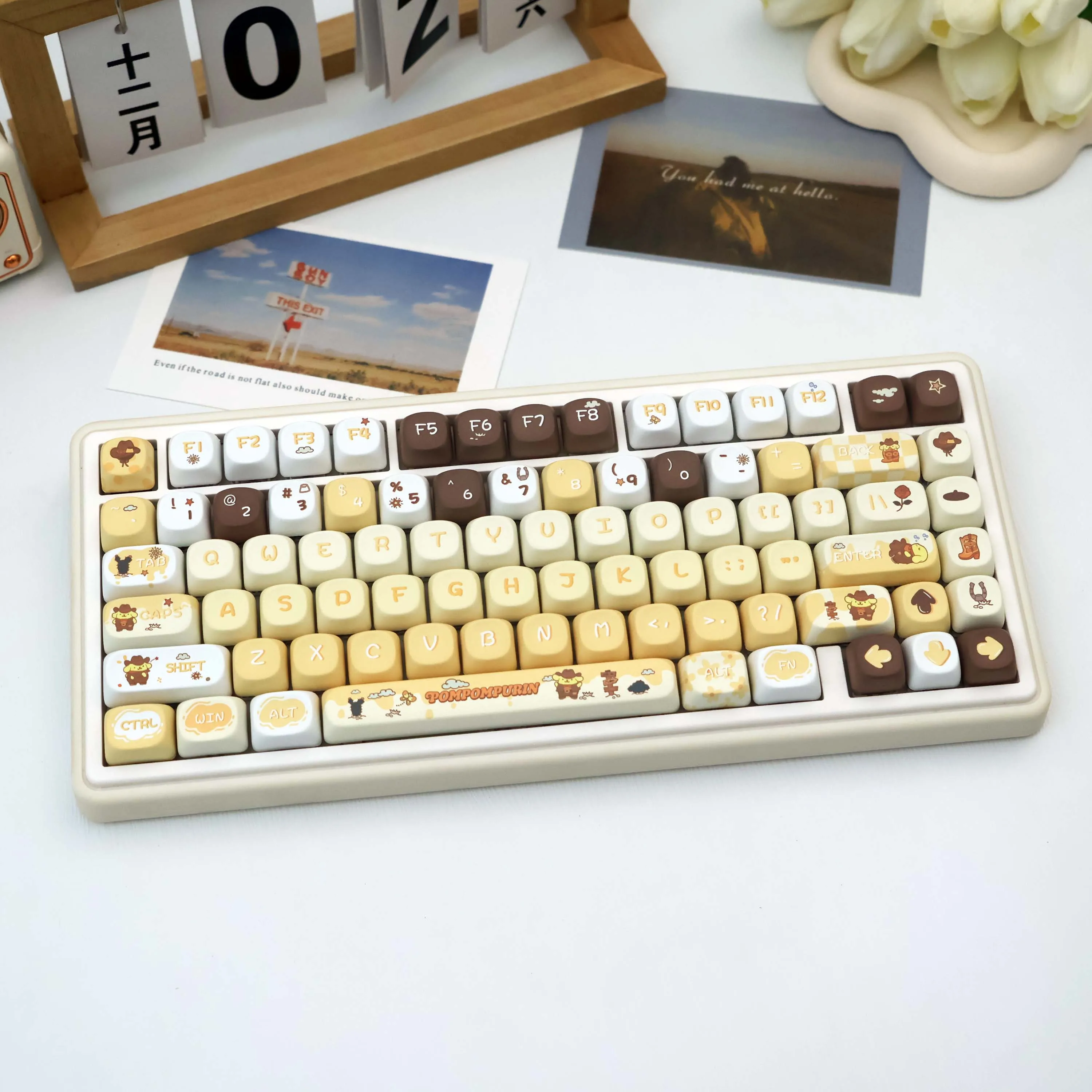 128 Keys Cinnamoroll PBT Keycaps MOA Dye-Sub MX Mechanical Keyboard Set for 61/64/68/87/96/104/108
128 Keys Cinnamoroll PBT Keycaps MOA Dye-Sub MX Mechanical Keyboard Set for 61/64/68/87/96/104/108