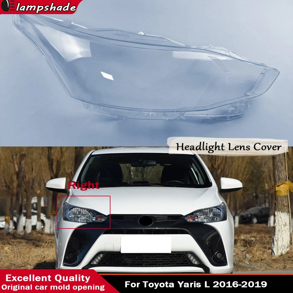 For Toyota Yaris L 2016 - 2019 Car Front Headlamp Cover Headlight Shell Transparent Lampshade Lens Plexiglass Car Accessories
For Toyota Yaris L 2016 - 2019 Car Front Headlamp Cover Headlight Shell Transparent Lampshade Lens Plexiglass Car Accessories