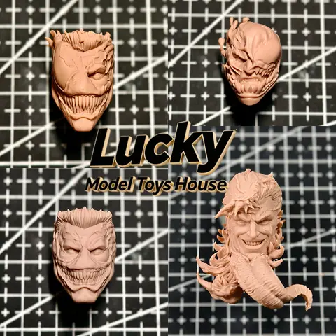 Figurka Eddiego Brocka 1/12, antyheros, niepomalowana głowa, akcesoria do zabawek, do 6-calowego Venom Ml 7-calowego ciała Mcfarlane, personalizacja.