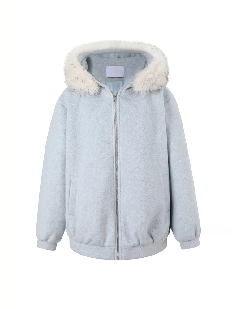 Корейская женская зимняя утепленная толстовка свободного кроя с капюшоном, синяя, с воротником-стойкой, в стиле пэчворк, повседневная, свободного кроя, с капюшоном
Корейская женская зимняя утепленная толстовка свободного кроя с капюшоном, синяя, с воротником-стойкой, в стиле пэчворк, повседневная, свободного кроя, с капюшоном