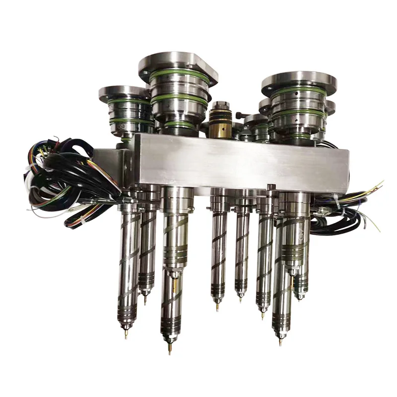 Hot runner mold system Splitter high pressure nozzle large nozzle hot runner one out twelve injection molding
Hot runner mold system Splitter high pressure nozzle large nozzle hot runner one out twelve injection molding