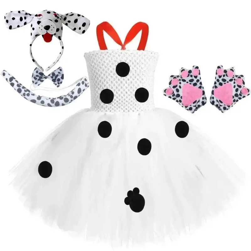 Baby Girls Dalmatian Dog Costumes for Kids Spotted Dog Lined Tutu Dress Children Halloween Animal Outfit Little Puppy Clothes
Baby Girls Dalmatian Dog Costumes for Kids Spotted Dog Lined Tutu Dress Children Halloween Animal Outfit Little Puppy Clothes