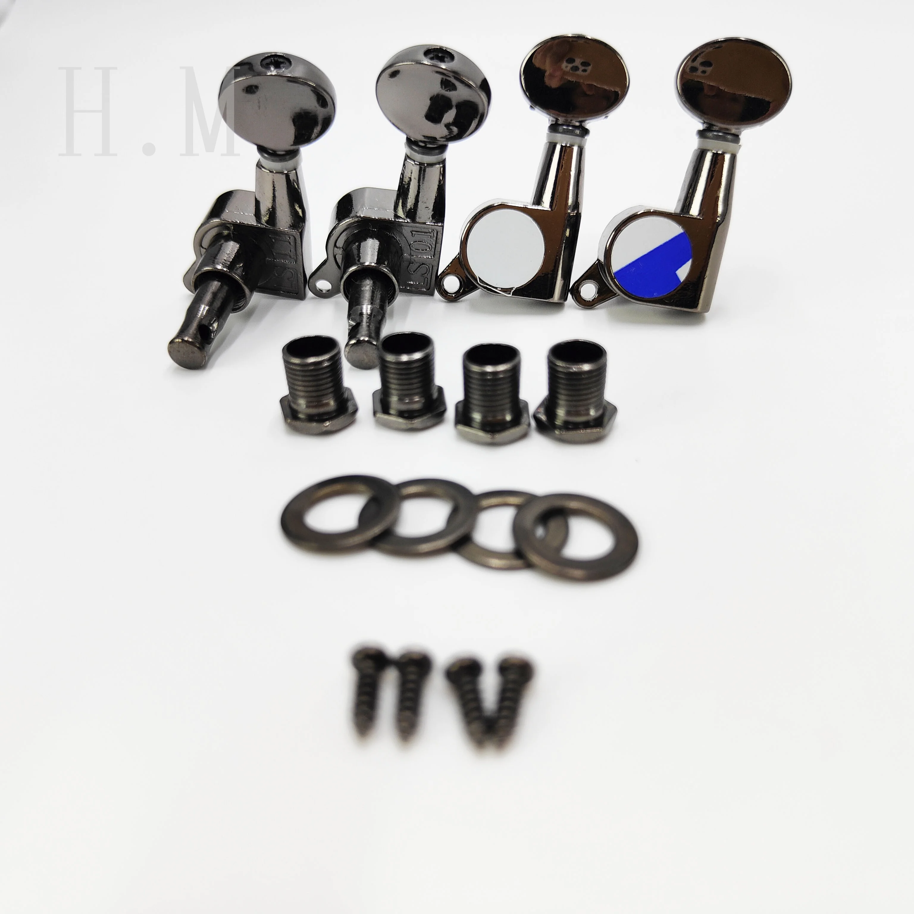 Fully enclosed Ukulele Tuning Pegs black Small four-string Short Tuning Pegs 2R2L machine Heads
Fully enclosed Ukulele Tuning Pegs black Small four-string Short Tuning Pegs 2R2L machine Heads