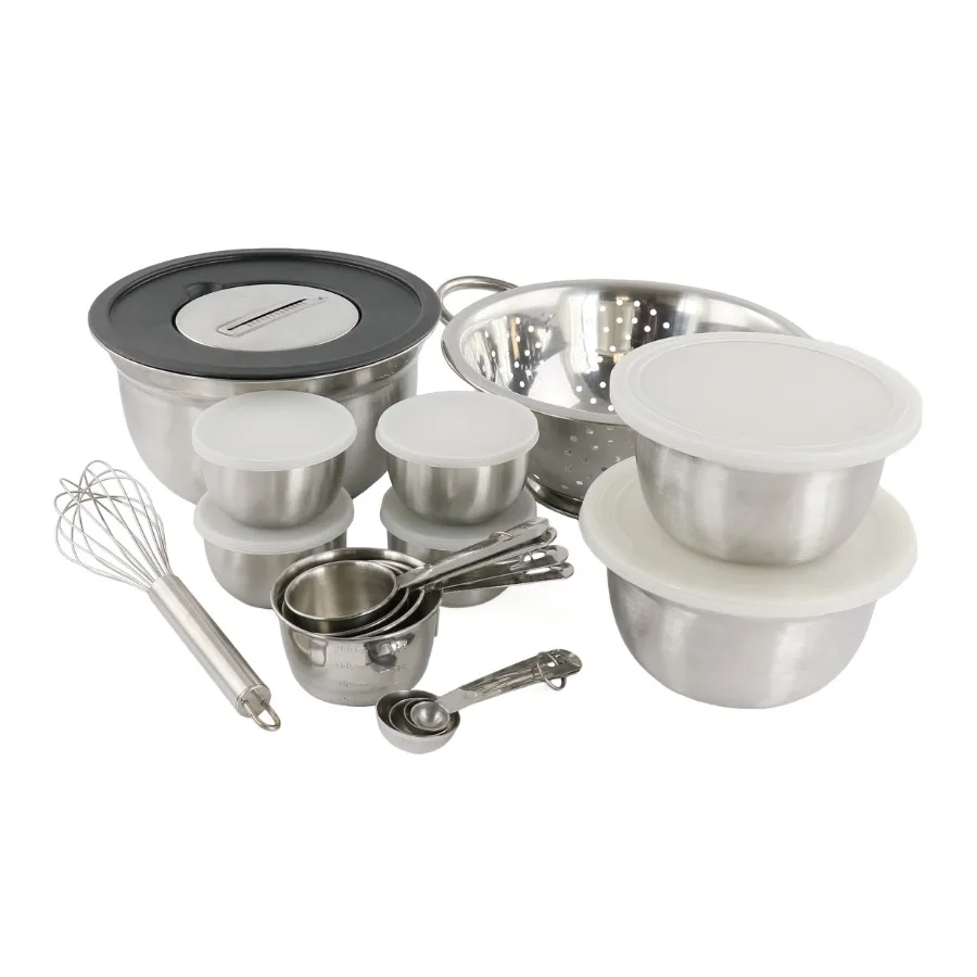 Space Saving Stainless Steel All-In-One Cooking Set, 12 Piece
Space Saving Stainless Steel All-In-One Cooking Set, 12 Piece